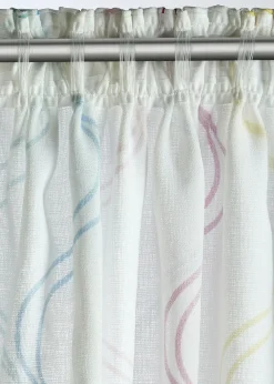 bonprix Rideau à imprimé ondulations (1 pce)| Rideaux Classiques