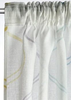 bonprix Rideau à imprimé ondulations (1 pce)| Rideaux Classiques