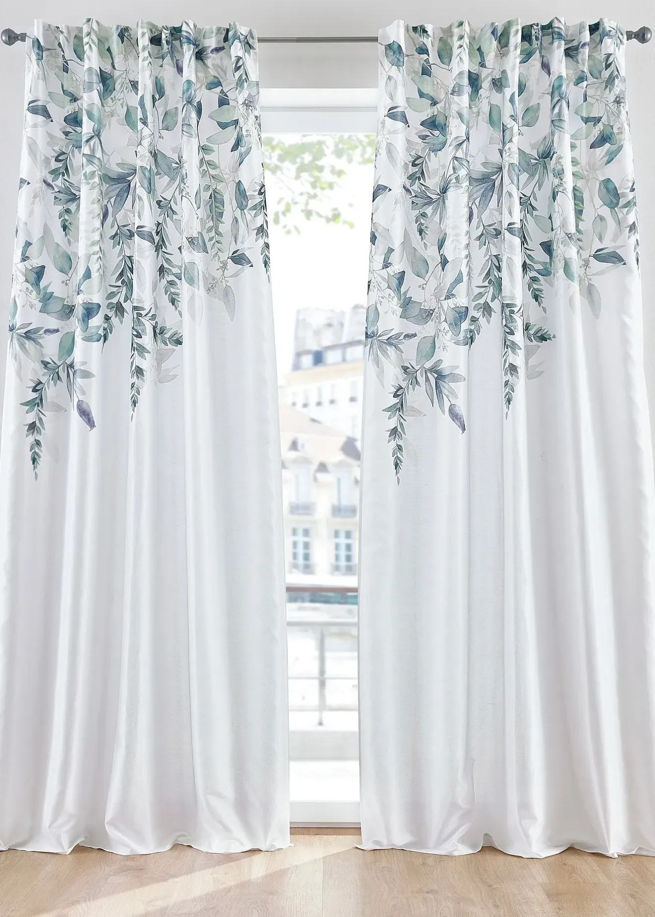 bonprix Salon·Rideaux & Voilages|Rideaux Classiques|Rideau à imprimé végétal (1 pce.)