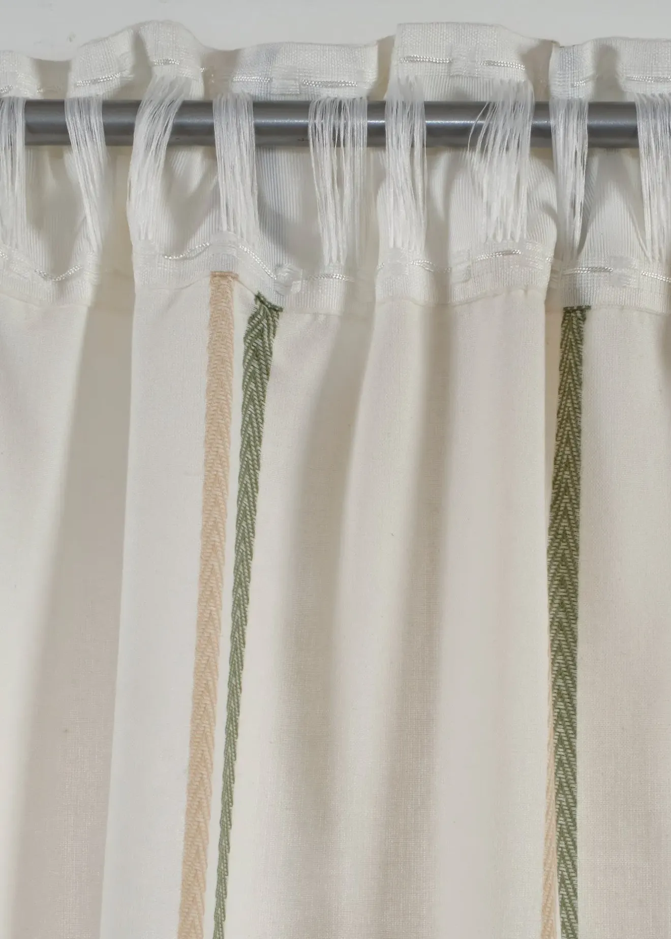 bonprix Salon·Rideaux & Voilages|Rideaux Classiques|Rideau à rayures tissées (1 pce)