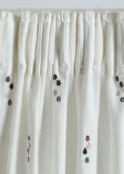 bonprix Rideau en coton à pois (1 pce)| Salon·Rideaux & Voilages|Rideaux Classiques