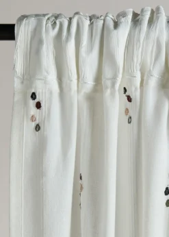 bonprix Rideau en coton à pois (1 pce)| Salon·Rideaux & Voilages|Rideaux Classiques