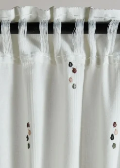 bonprix Rideau en coton à pois (1 pce)| Salon·Rideaux & Voilages|Rideaux Classiques