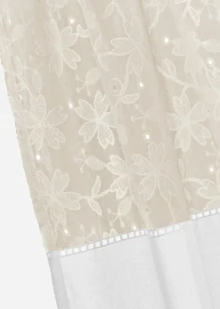 bonprix Rideau en coton avec broderie (1 pce)| Salon·Rideaux & Voilages|Rideaux Classiques