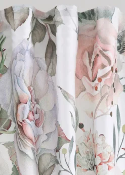 bonprix Salon·Rideaux & Voilages|Rideaux Classiques|Rideau en microfibre à imprimé roses avec polyester recyclé (1 pce)
