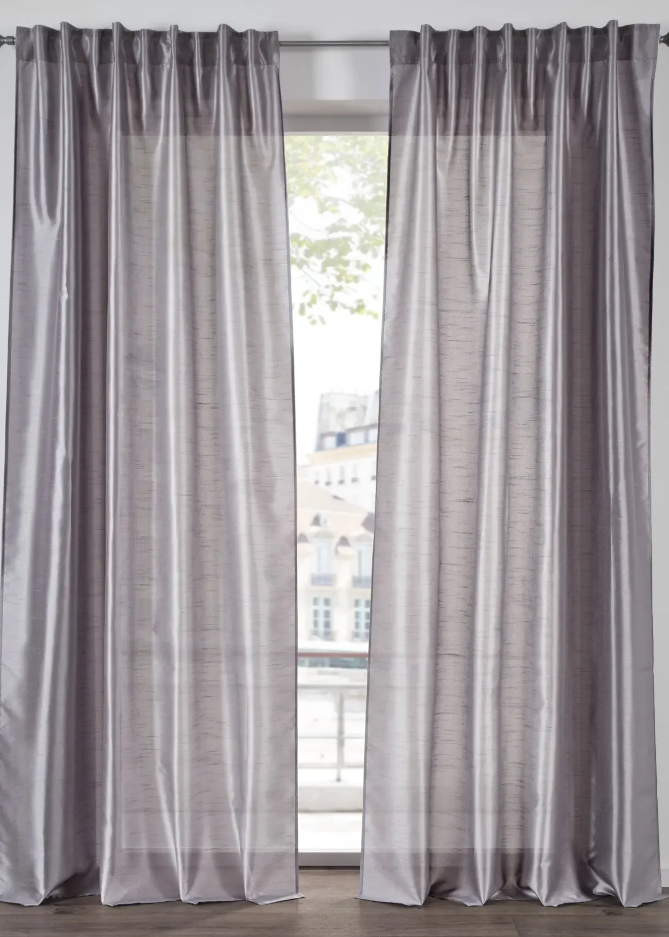 bonprix Rideau légèrement brillant, aussi en extra long (1 pce)| Salon·Rideaux & Voilages|Rideaux Classiques