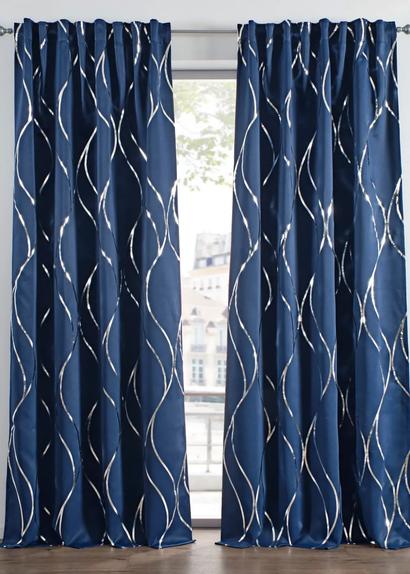 bonprix Chambre À Coucher·Design Occultant|Rideaux Classiques|Rideau obscurcissant à imprimé brillant (1 pce)