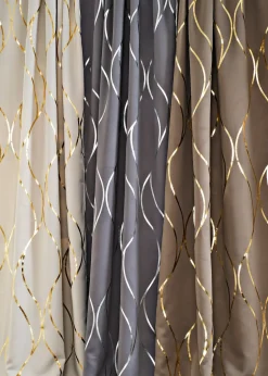 bonprix Rideau obscurcissant à imprimé brillant (1 pce)| Chambre À Coucher·Design Occultant|Rideaux Classiques