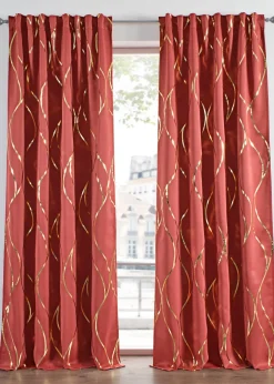 bonprix Rideau obscurcissant à imprimé brillant (1 pce)| Chambre À Coucher·Design Occultant|Rideaux Classiques