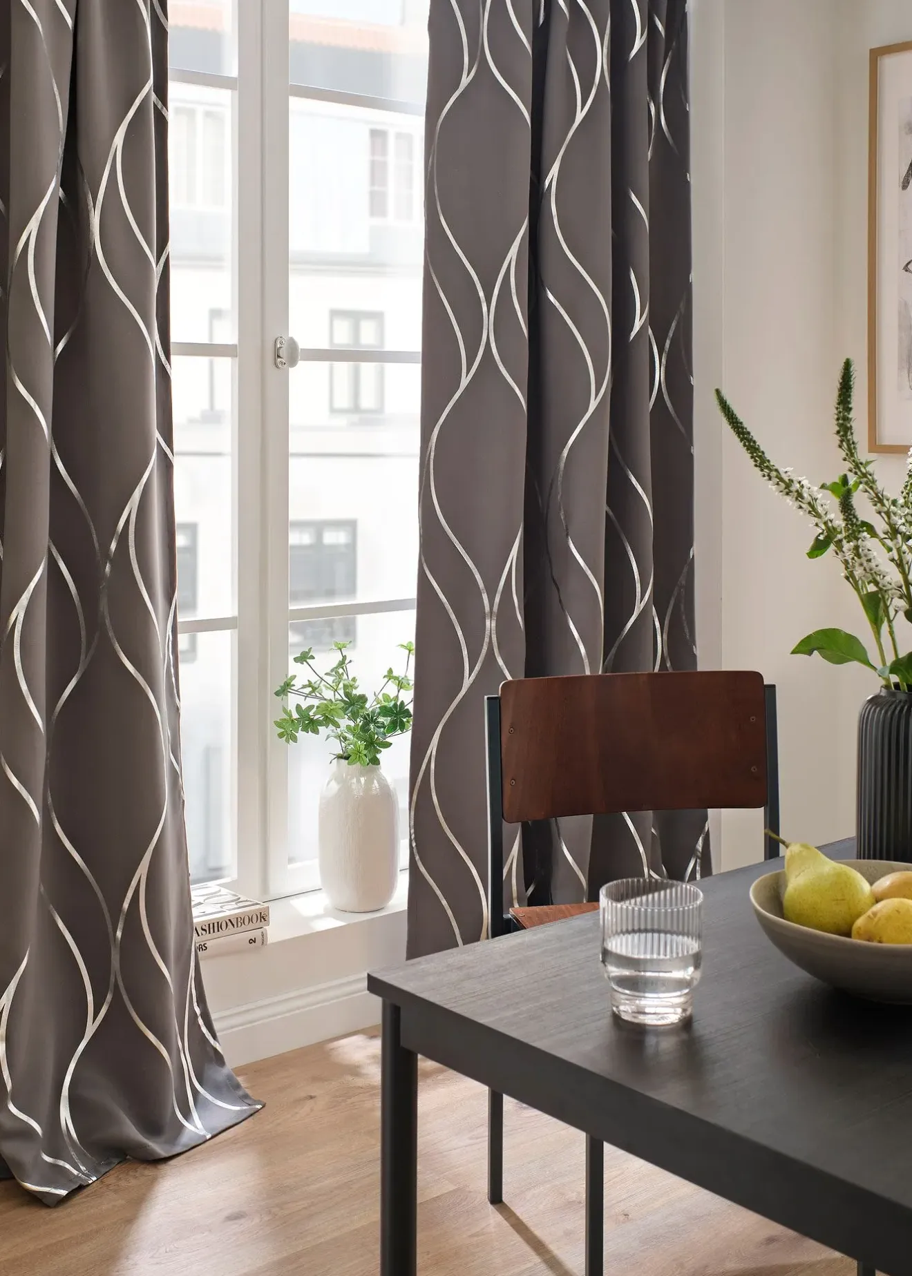 bonprix Chambre À Coucher·Design Occultant|Rideaux Classiques|Rideau obscurcissant à imprimé brillant (1 pce)