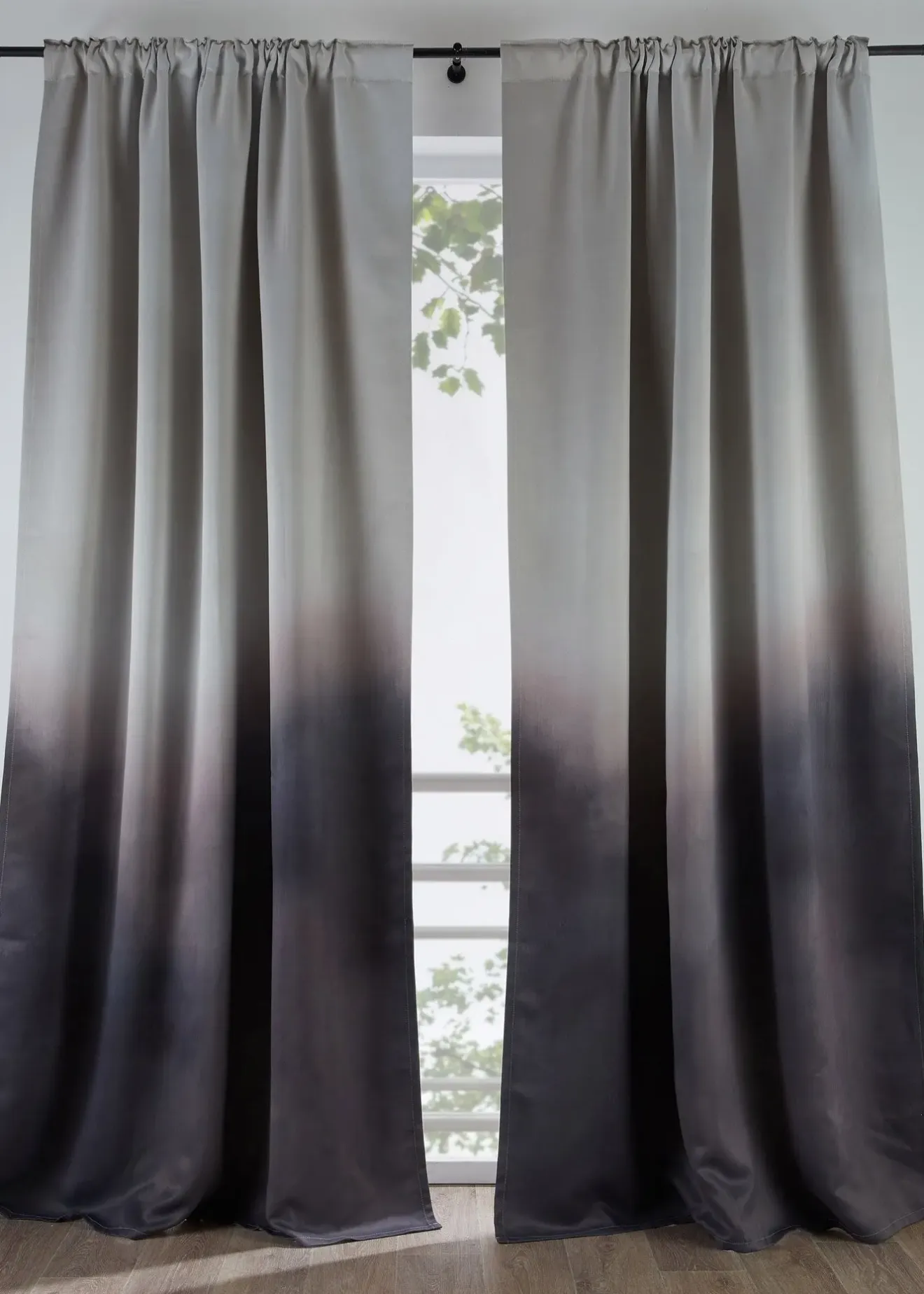 bonprix Rideau obscurcissant avec dégradé de couleurs (1 pce)| Design Occultant|Design Occultant