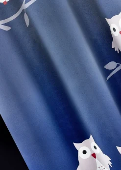 bonprix Rideau obscurcissant motif chouettes (1 pce)| Rideaux Classiques