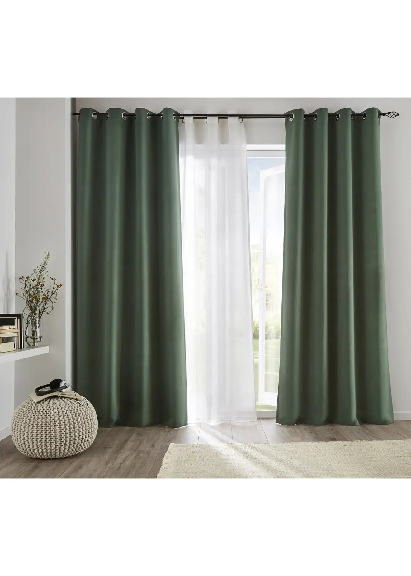 bonprix Rideau obscurcissant (1 pce), nombreuses tailles| Chambre À Coucher·Design Occultant|Rideaux Classiques