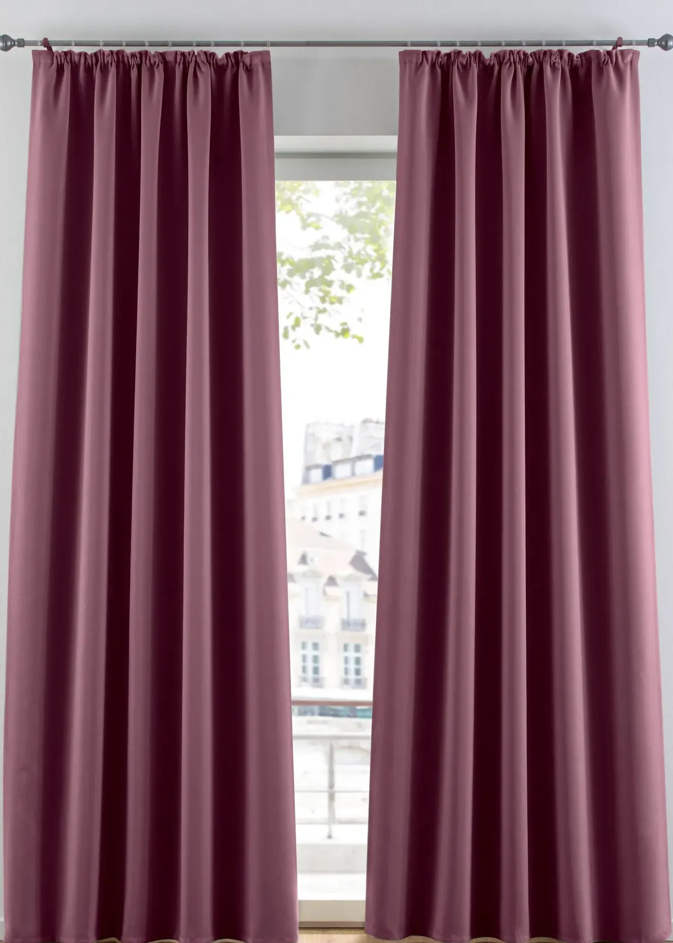 bonprix Rideau obscurcissant (1 pce), nombreuses tailles| Chambre À Coucher·Design Occultant|Rideaux Classiques