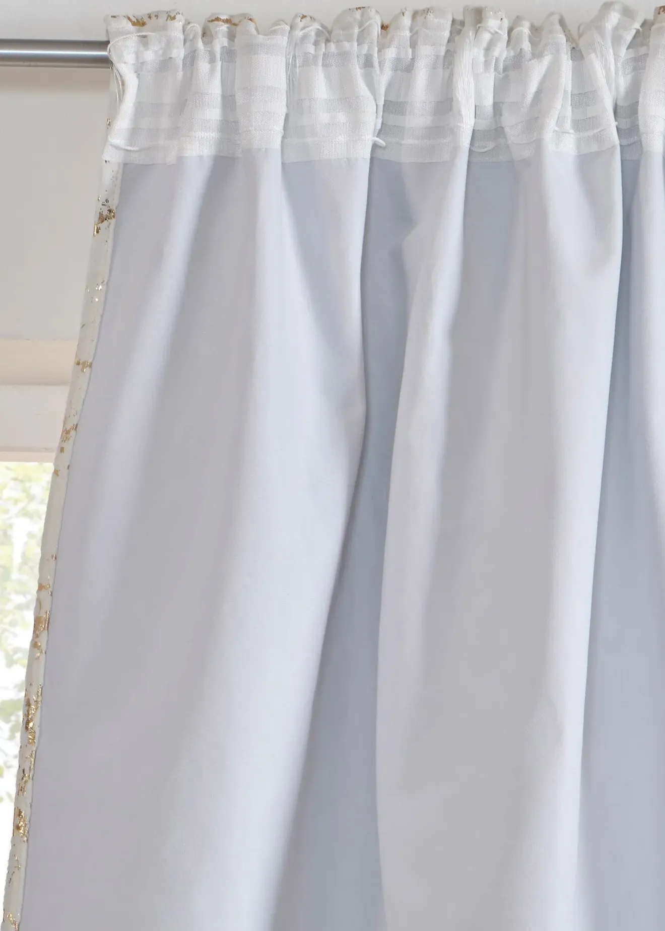 bonprix Rideau occultant toucher velours à imprimé brillant (1 pce)| Chambre À Coucher·Design Occultant|Design Occultant