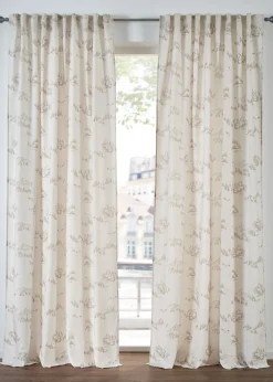 bonprix Rideaux Classiques|Rideau panneau avec paysage hivernal, aussi en XXL (1 pce)