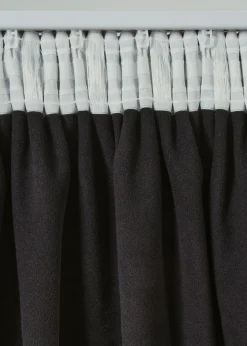 bonprix Rideau thermique avec verso en polaire noire (1 pce)| Rideaux Classiques