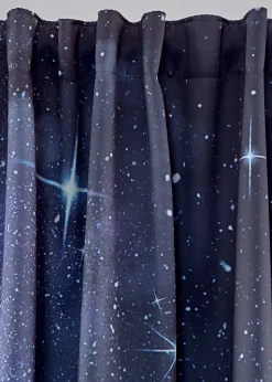 bonprix Rideaux obscurcissants motif ciel étoilé (2 pces)| Chambre À Coucher·Design Occultant|Rideaux Classiques