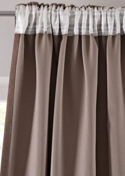 bonprix Rideaux occultants texturés (2 pces)| Chambre À Coucher·Design Occultant|Rideaux Classiques