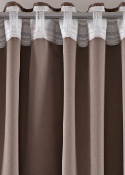 bonprix Rideaux occultants texturés (2 pces)| Chambre À Coucher·Design Occultant|Rideaux Classiques