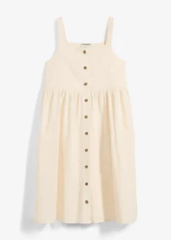 Enfant bonprix Vêtements Enfant|Filles 9-16 Ans·Robes & Combinaisons|Robe à bretelles en lin mélangé rafraîchissant