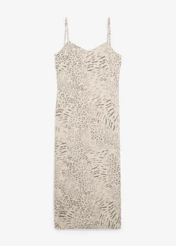 bonprix Robe à bretelles en viscose fluide|Femme Robes