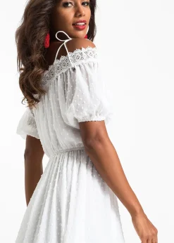 bonprix Robe à bretelles et base asymétrique|Femme Robes