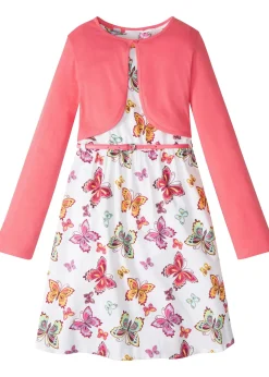 bonprix Robe + ceinture + boléro (ens. 3 pces)|Enfant Vêtements Enfant|Filles 9-16 Ans·Robes & Combinaisons