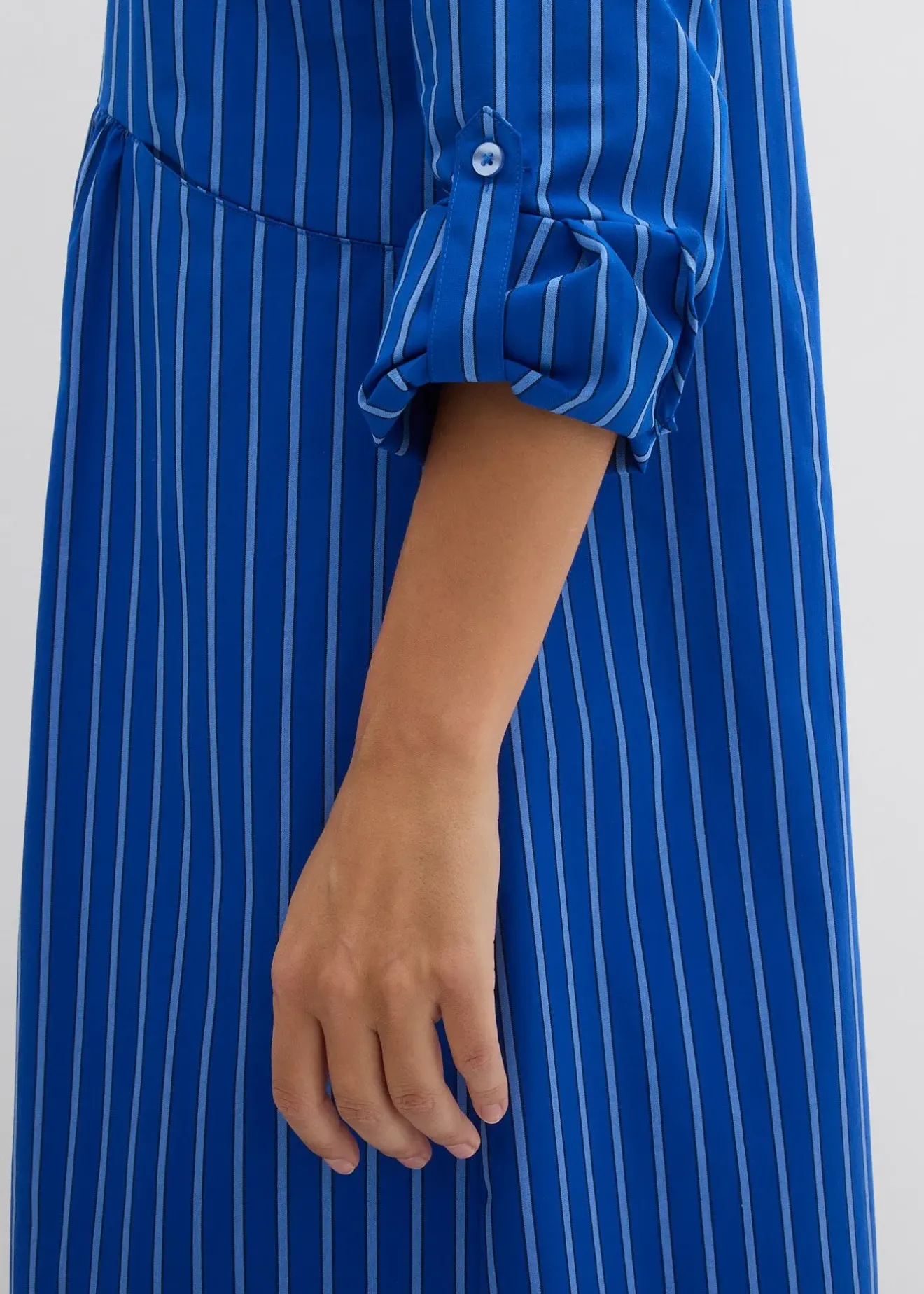 bonprix Robe à col chemise, 100% coton|Femme Robes