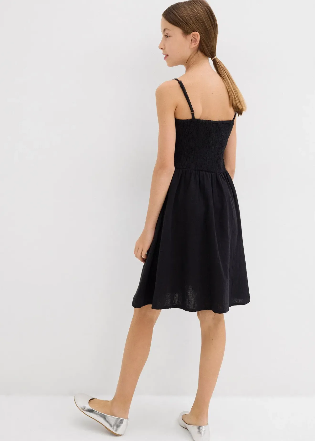 bonprix Robe à fines bretelles en gaze de coton|Enfant Vêtements Enfant|Filles 9-16 Ans·Robes & Combinaisons