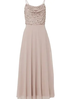 bonprix Robe à fines bretelles et haut à sequins brodés|Femme Mode Festive|Robes