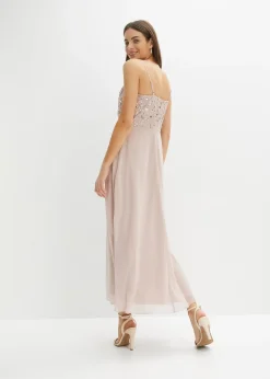 bonprix Robe à fines bretelles et haut à sequins brodés|Femme Mode Festive|Robes