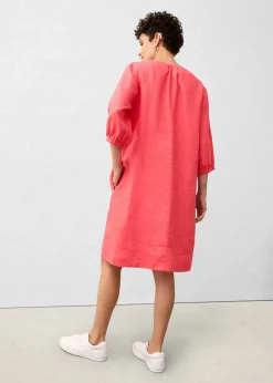 bonprix Robe 100 % lin, manches 3/4|Femme Premium