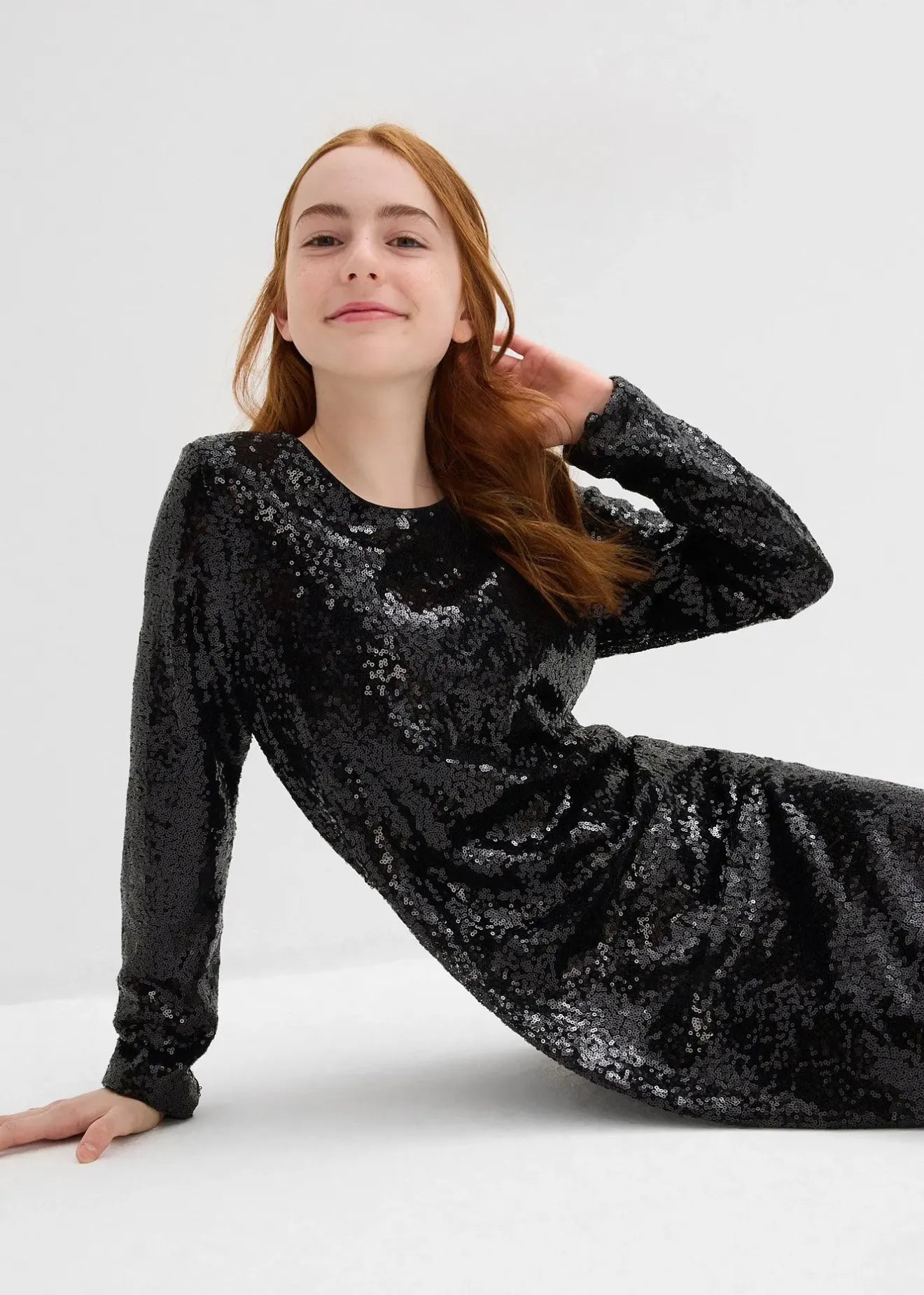 bonprix Robe à sequins|Enfant Vêtements Enfant|Filles 9-16 Ans·Robes & Combinaisons