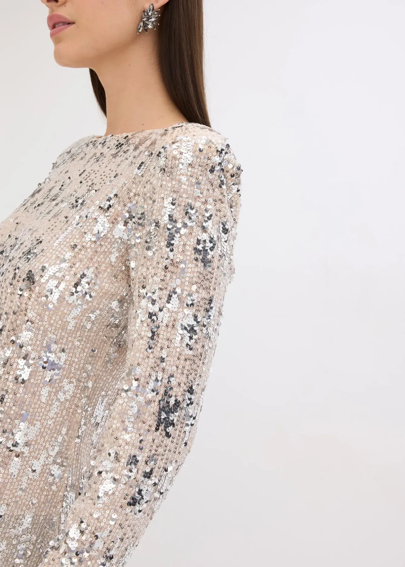 bonprix Robe à sequins|Femme Robes
