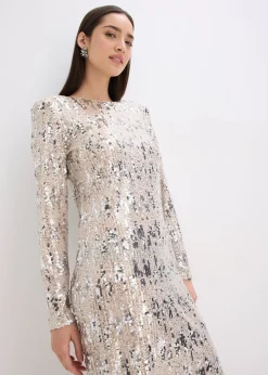 bonprix Robe à sequins|Femme Robes
