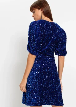 bonprix Robe à sequins|Femme Robes