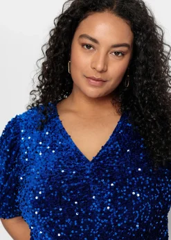 bonprix Robe à sequins|Femme Robes