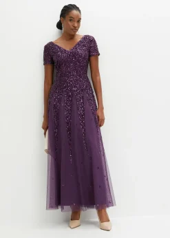 bonprix Robe à sequins|Femme Tailles Petite|Mode Festive