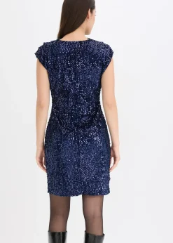 bonprix Robe à sequins|Femme Robes
