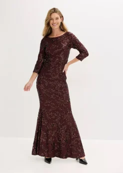 bonprix Robe à sequins avec découpe dos|Femme Mode Festive|Robes