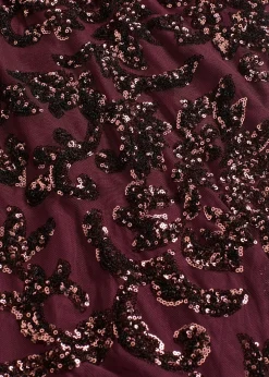 bonprix Robe à sequins avec découpe dos|Femme Mode Festive|Robes