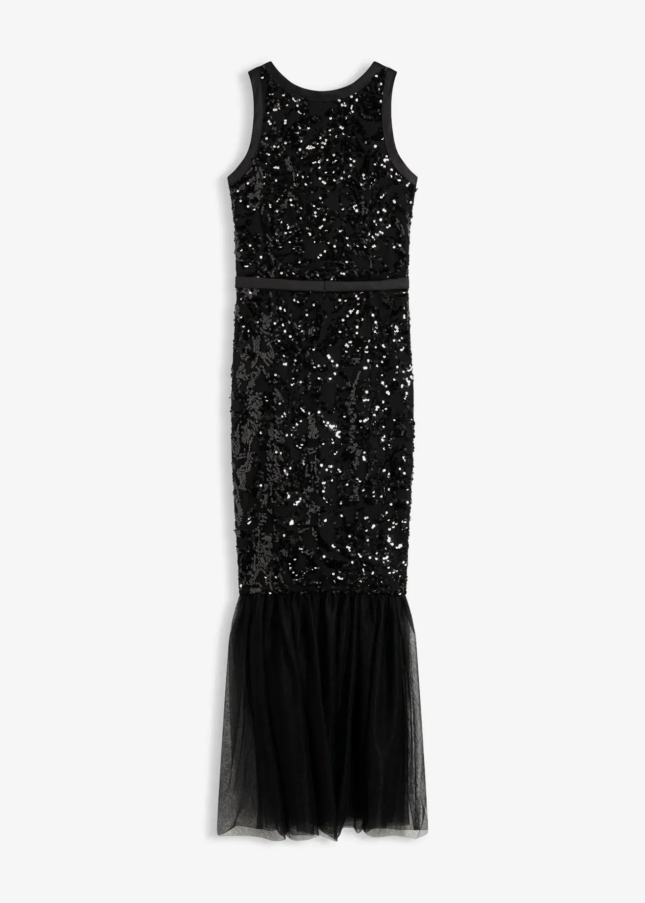 Femme bonprix Mode Festive|Robes|Robe à sequins et base volantée