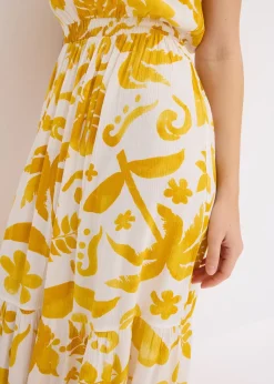 bonprix Robe asymétrique imprimée en viscose texturée|Femme Robes