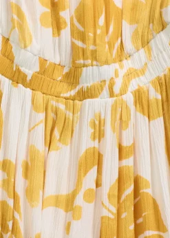 bonprix Robe asymétrique imprimée en viscose texturée|Femme Robes