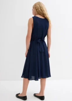 bonprix Robe avec fleur appliquée|Enfant Vêtements Enfant|Filles 9-16 Ans·Robes & Combinaisons