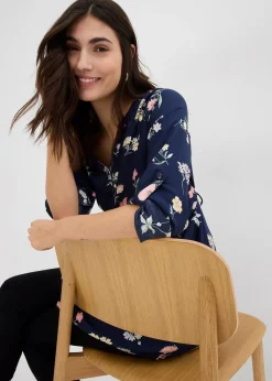 Femme bonprix Femme Enceinte|Robe blouse 2en1 de grossesse et d'allaitement en viscose