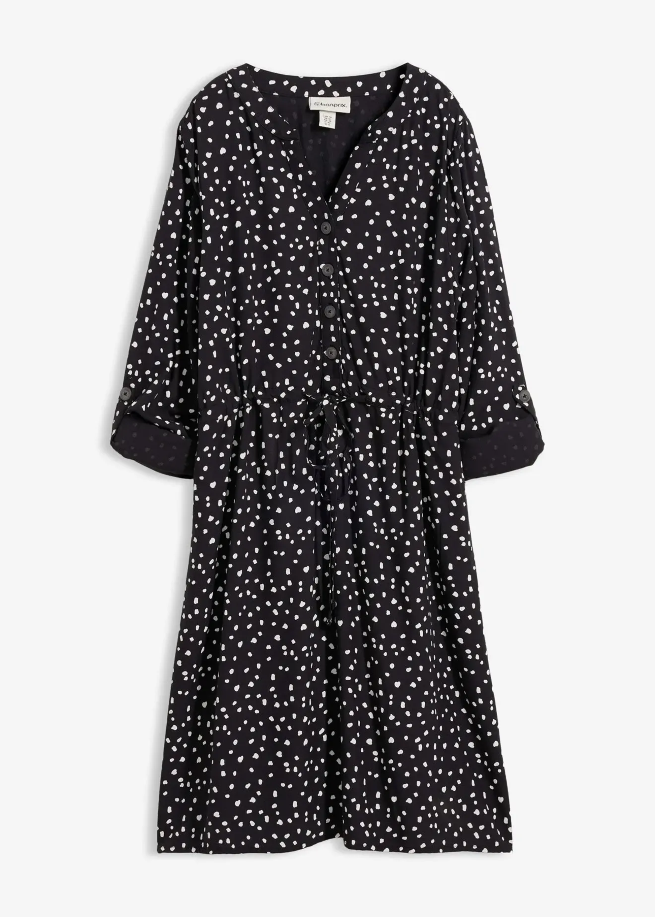 bonprix Robe blouse en viscose fluide|Femme Robes