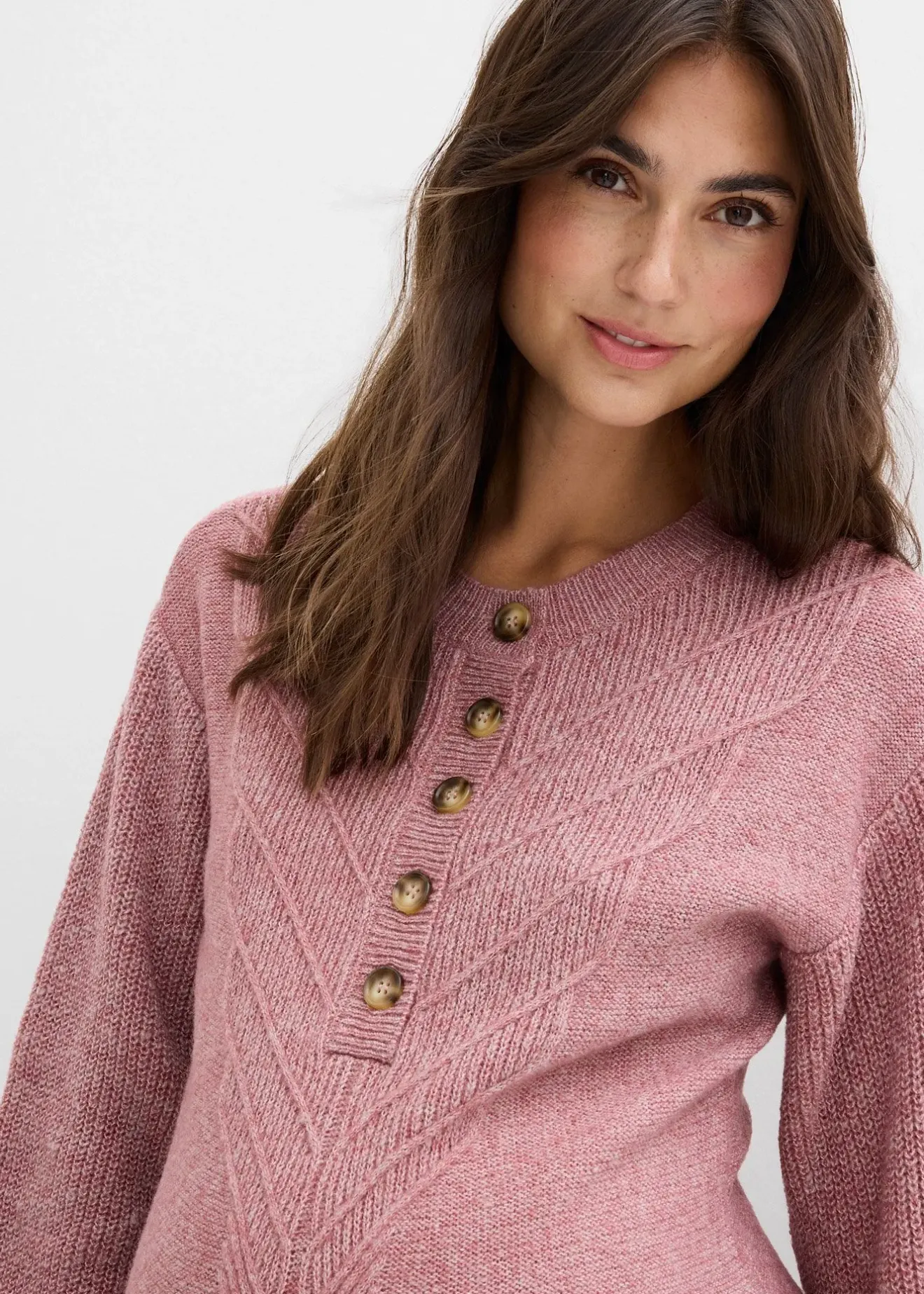 bonprix Robe boutonnée de grossesse et d’allaitement|Femme Femme Enceinte