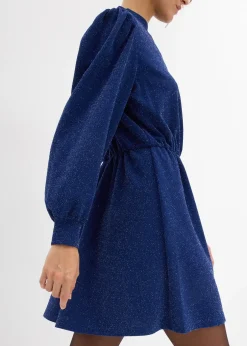 Femme bonprix Robes|Robe brillante en jersey interlock épais